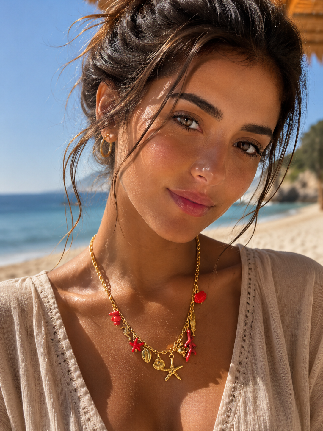 Rivage- Collier Coralia