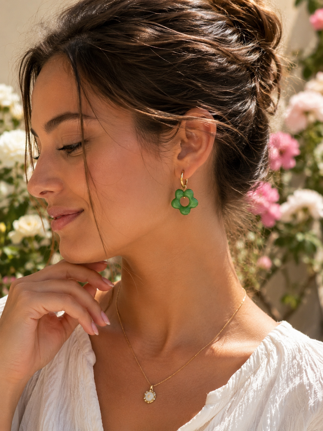 Floréa-Boucles d'oreilles Emera