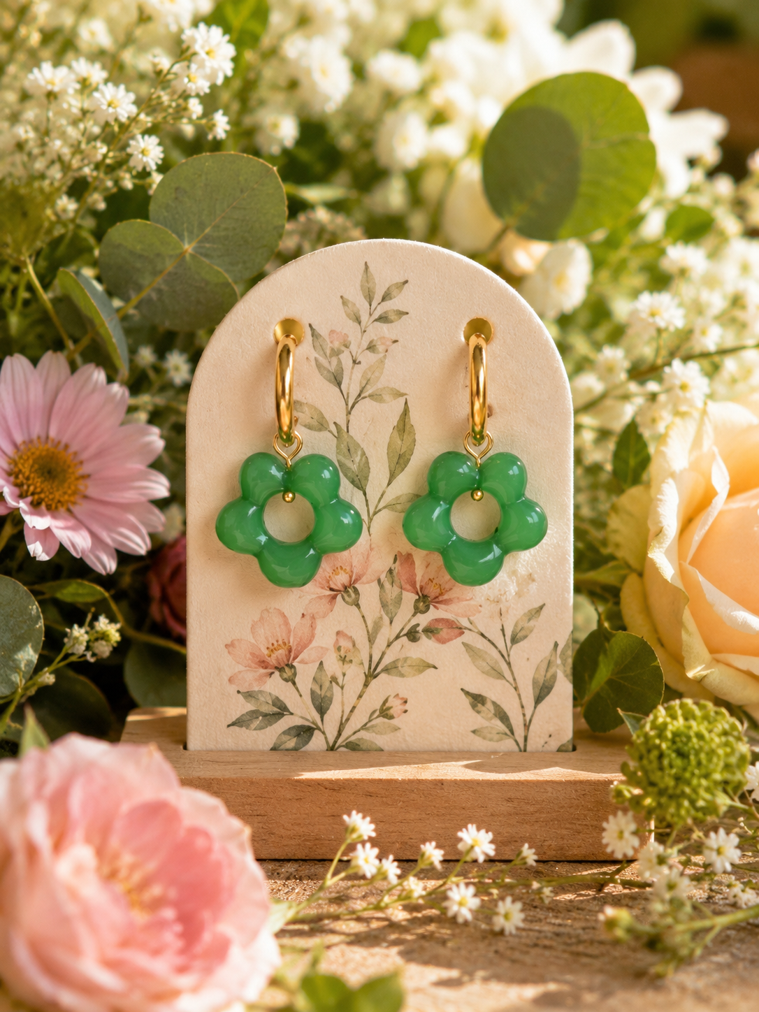 Floréa-Boucles d'oreilles Emera