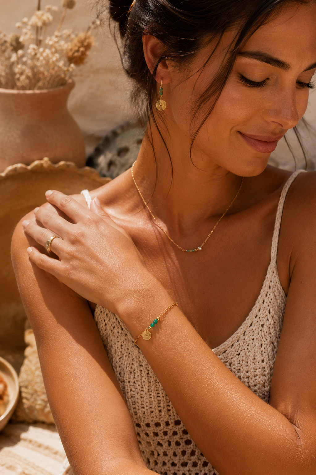 Soléa- Bracelet  Emeraude